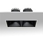 ART-SQF-180x2 LED светильник встраиваемый безрамочный полуповоротный Downlight   -  Встраиваемые светильники 